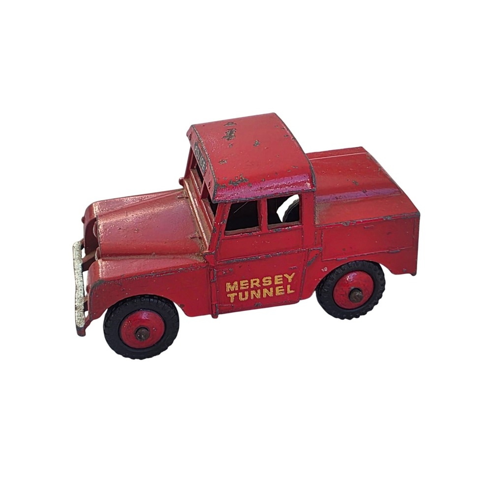 Vintage Dinky Toys Mersey Tunnel Police Van Red‎ Diecast Model Truck
